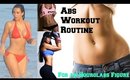 Ab Workout Routine for Curves + Hourglass Figure ♡ At Home