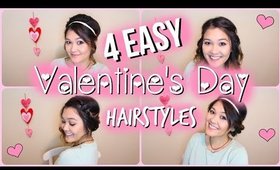 4 Easy Valentine's Day Hairstyles | Perfect for Short Hair