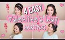 4 Easy Valentine's Day Hairstyles | Perfect for Short Hair