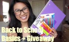 Back to School Basics + Giveaway | Daisylove03