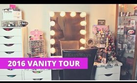 2016 VANITY TOUR | MAKEUP STORAGE & ORGANIZATION | #KaysWays