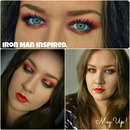 Iron Man Inspired makeup !