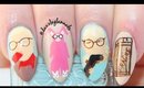 A Christmas Story | Hand Painted Nail Tutorial