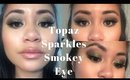 Topaz Sparkles Smokey Eye