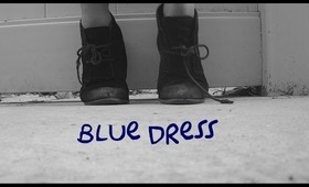 blue dress ootd // ila b