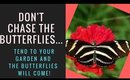 Don't Chase The Butterflies...Tend To Your Garden!