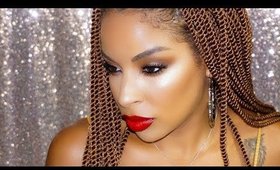 Transition Summer to Fall | Brown Smokey + Red Lips!