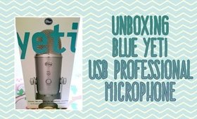 Unboxing | Blue Yeti Usb Profssional Microphone | PrettyThingsRock