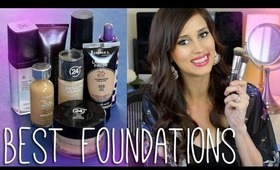 BEST FOUNDATIONS! - High End & Drugstore!