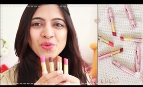 NEW _ Lakme 9 to 5 Primer + Matte Lipstick | Swatch & Review _ 30 Shades! | SuperWowStyle Prachi