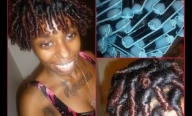 Sponge Rollers on Natural Hair Tutorial (THE BLACK SHIRLEY TEMPLE)