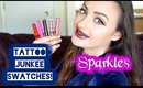 Transformable Lips | Tattoo Junkee "Sparkle" Lip Paints | Swatch and Mini Review