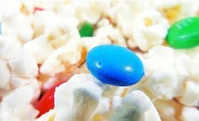 Popcorn and M&M´s Snack