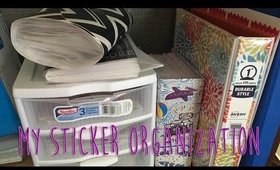 My Sticker Organization ♡