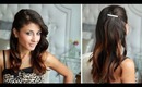 Celebrity Side Pinned Hairstyle
