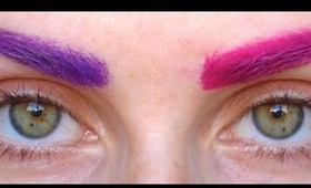 Coloured Eyebrows ^_^ ..... (even on thick dark brows)