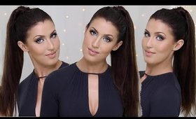 How To: High Ponytail with Seamless Clip In Extensions for Shorter Hair
