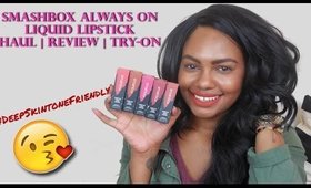 Smashbox Always On Liquid Lipstick | Deep Skin Friendly Swatches