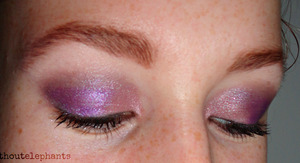 Purple eye, inspired by a pretty picture of a puma