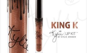 Kylie Cosmetics Metal Matte Lipstick - King K- *Not worth it*