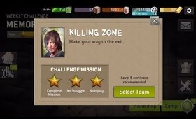 The Walking Dead No Mans Land Weekly Challenge Memory Lane Killing Zone