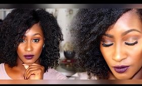 Fall Makeup Tutorial Soft Vampy Eye & Bold Lip | Shlinda1