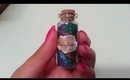 DIY Rainbow Glass Bottle Charm Craft