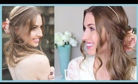 2 Easy Romantic Wedding Hairstyles ♥ All Things Hair