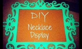 DIY Necklace Frame