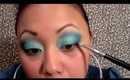 Turquoise & Blue Smokey Eye using 120 Palette from SedonaLace.com