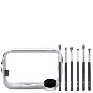 UNITS 6 Piece Basics Eye Set (Gel Liner + Unit 802 Small PVC Bag White)