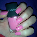 B.young pink nail polish