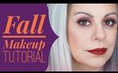 Easy Smokey Fall Makeup Tutorial with Red Lips