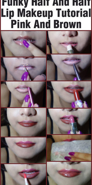 Sometimes playing with makeup can be fun. And if it’s a girl’s night out, then fun makeup ideas can really go a long way. When it comes to the world of lip makeup, we hardly imagine to experiment. However some new trends like “Half n Half “ lip makeup are creating quite a style statement.... http://www.stylecraze.com/articles/funky-half-and-half-lip-makeup-tutorial-pink-and-brown/