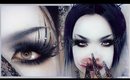 THE RAVEN Halloween Makeup Tutorial🌙 白塗りメイク [ワタリガラス]