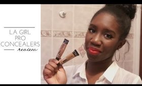 LA Girl Pro Concealers Review (Toast & Dark Cocoa)