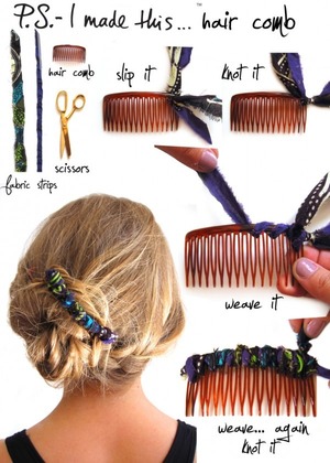 For more DYI hair accessories go to hairromance.com