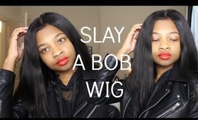 How I Slay My Bob Wig! Ft Lavy Hair