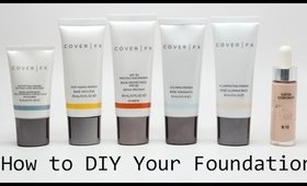 How to DIY Your Foundation with Cover FX Custom Cover Drops