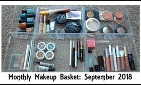 Monthly Makeup Basket: September 2018