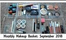 Monthly Makeup Basket: September 2018