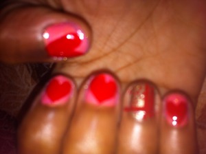 Cute valentines day nails 💂