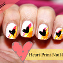 Heart Print Nails