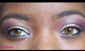 Purple and Gold Eyeshadow Tutorial