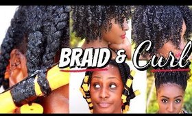 Natural Hair Braid & Curl | Tailored Beauty | Shlinda1