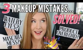 Makeup Mishap? EASY FIXES for 3 COMMON MAKEUP MISTAKES We ALL Make!