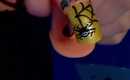 halloween spider nail art tutorial