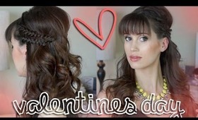 Valentines Day Hairstyle! - "Chain of Hearts"