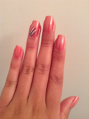  Pink nails 