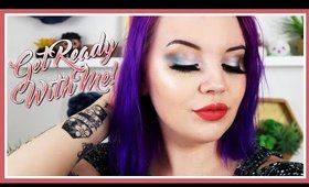 Get Ready With Me | Dewy Skin & Smokey Eyes